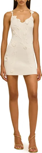 Flora Appliqué Minidress | Nordstrom