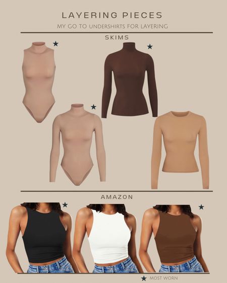 Basics for layering 🤎🤍🖤
Skims and Amazon favorites 

#modestfashion #style #fashion


#LTKstyletip #LTKworkwear #LTKplussize