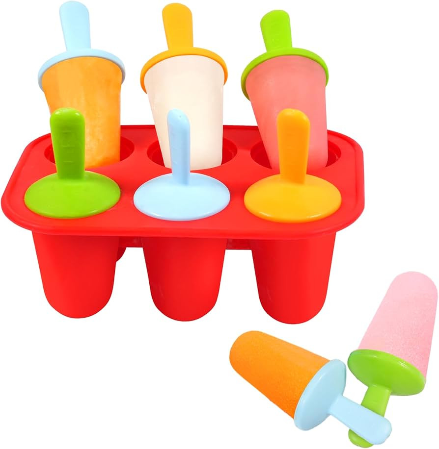 Miaowoof Silicone Popsicles Molds for Toddlers, 6-Cavity Non-BPA Premium Silicone Small Popsicle ... | Amazon (US)