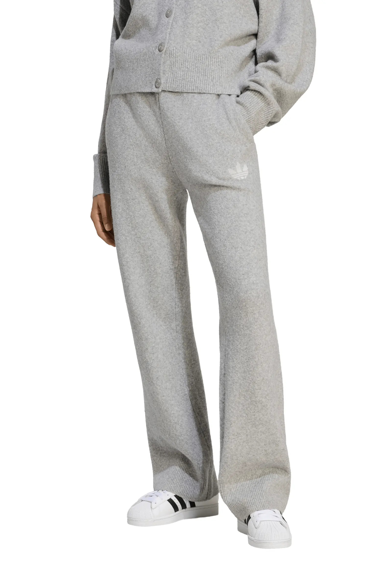 adidas Essentials Wide Leg Knit Pants (Women) | Nordstrom | Nordstrom