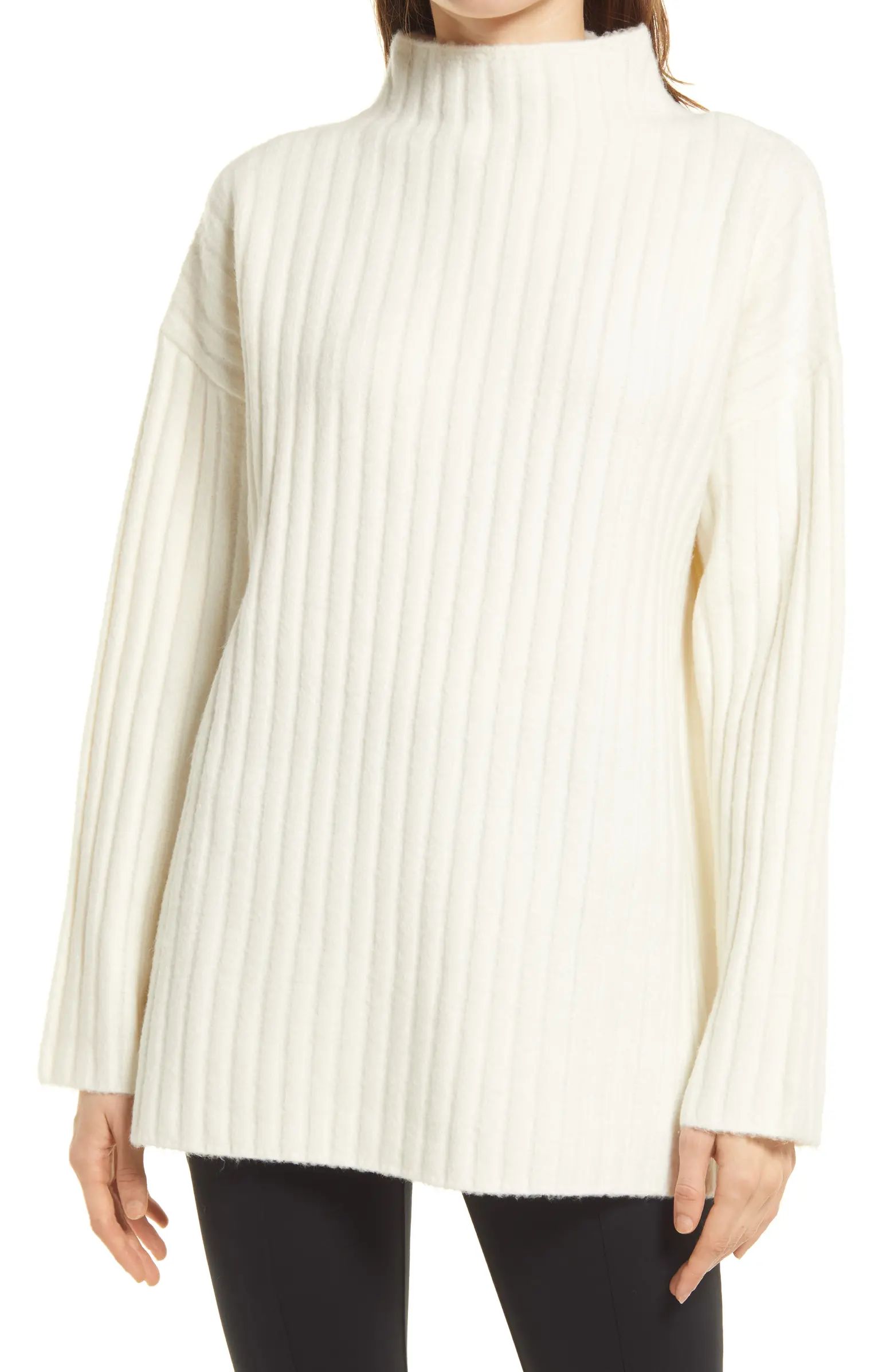 Rating 3.3out of5stars(3)3Oversize Mock Neck Tunic SweaterOPEN EDIT | Nordstrom