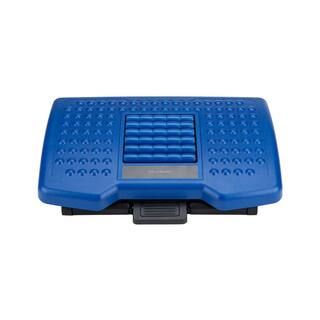 Mind Reader Blue Adjustable Height Ergonomic Foot Rest with Massage Rollers-FTROLL-BLU - The Home... | The Home Depot