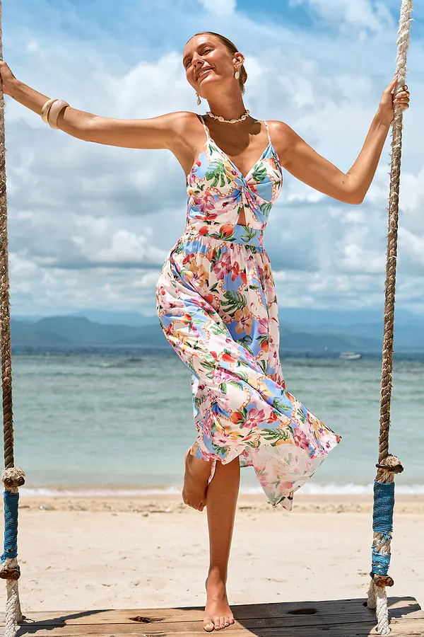 Total Betty Tropical Maxi Dress | Cupshe US