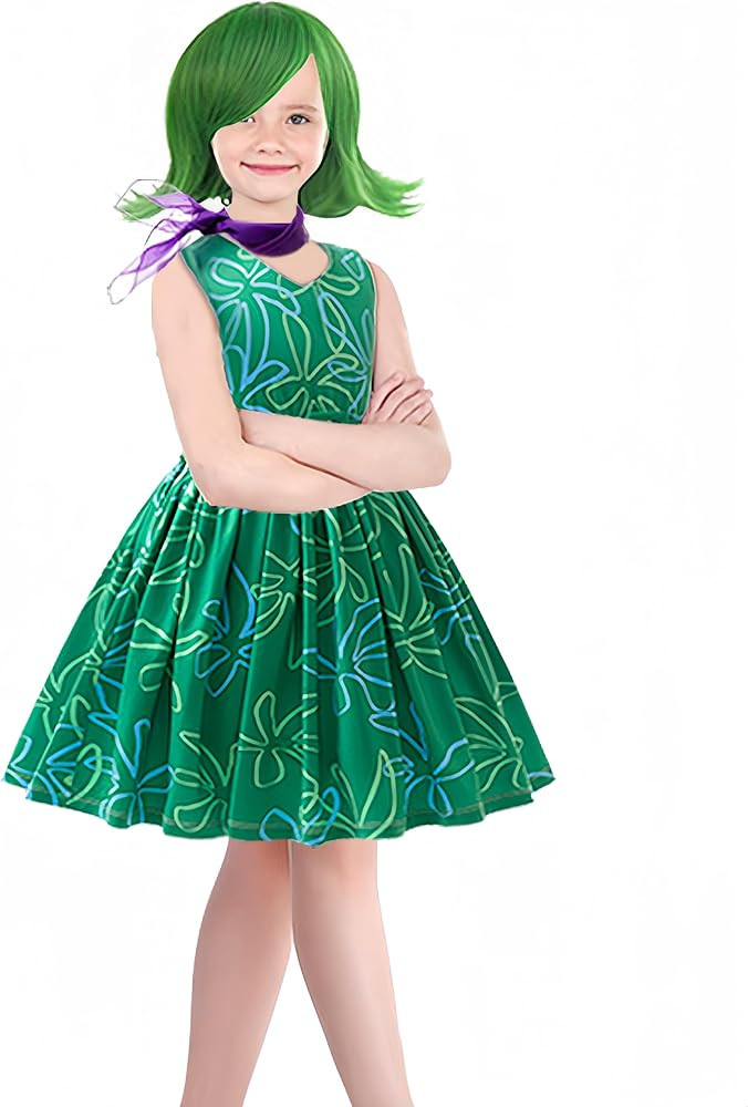 keaiyouhuo Girls Joy Princess Dress Costume Kids Cosplay Dress up Halloween Birthday Christmas Ou... | Amazon (US)