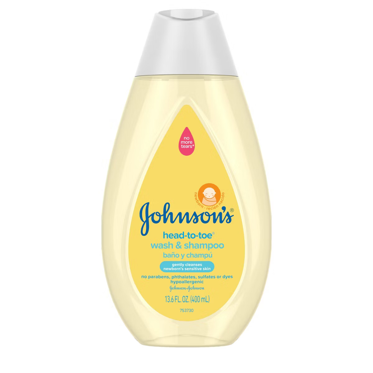 Johnson's Head-To-Toe Gentle Baby Body Wash & Shampoo For Sensitive Skin - 13.6 fl oz | Target