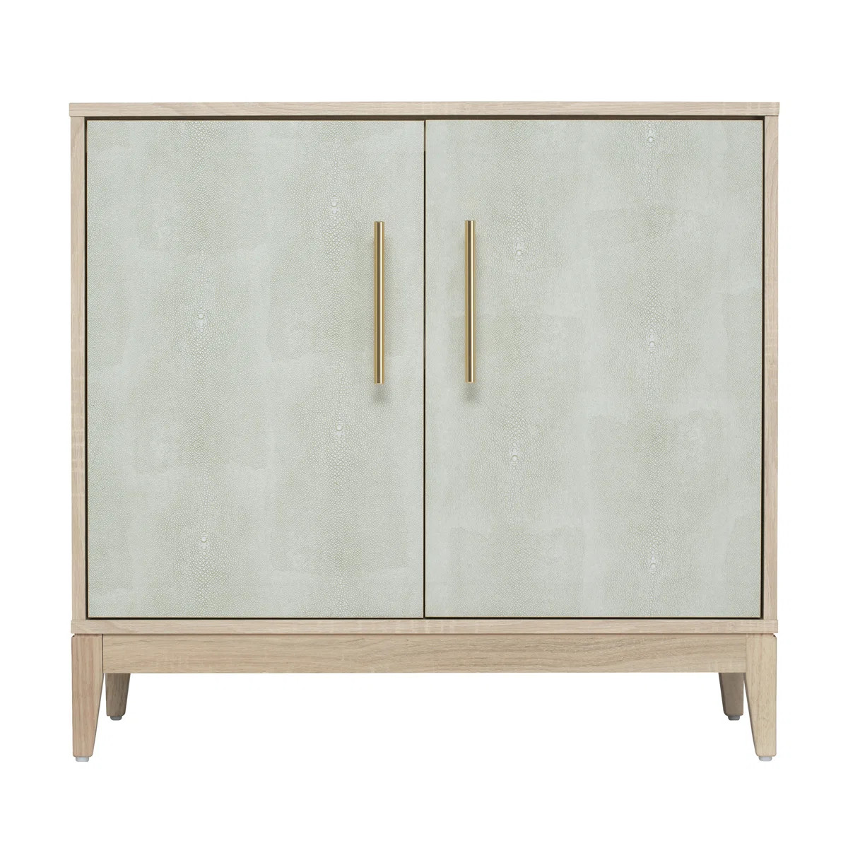 Sango Shagreen 2-Door Wooden Cabinet, Adjustable Shelf, Stylish Accent Piece | Wayfair North America