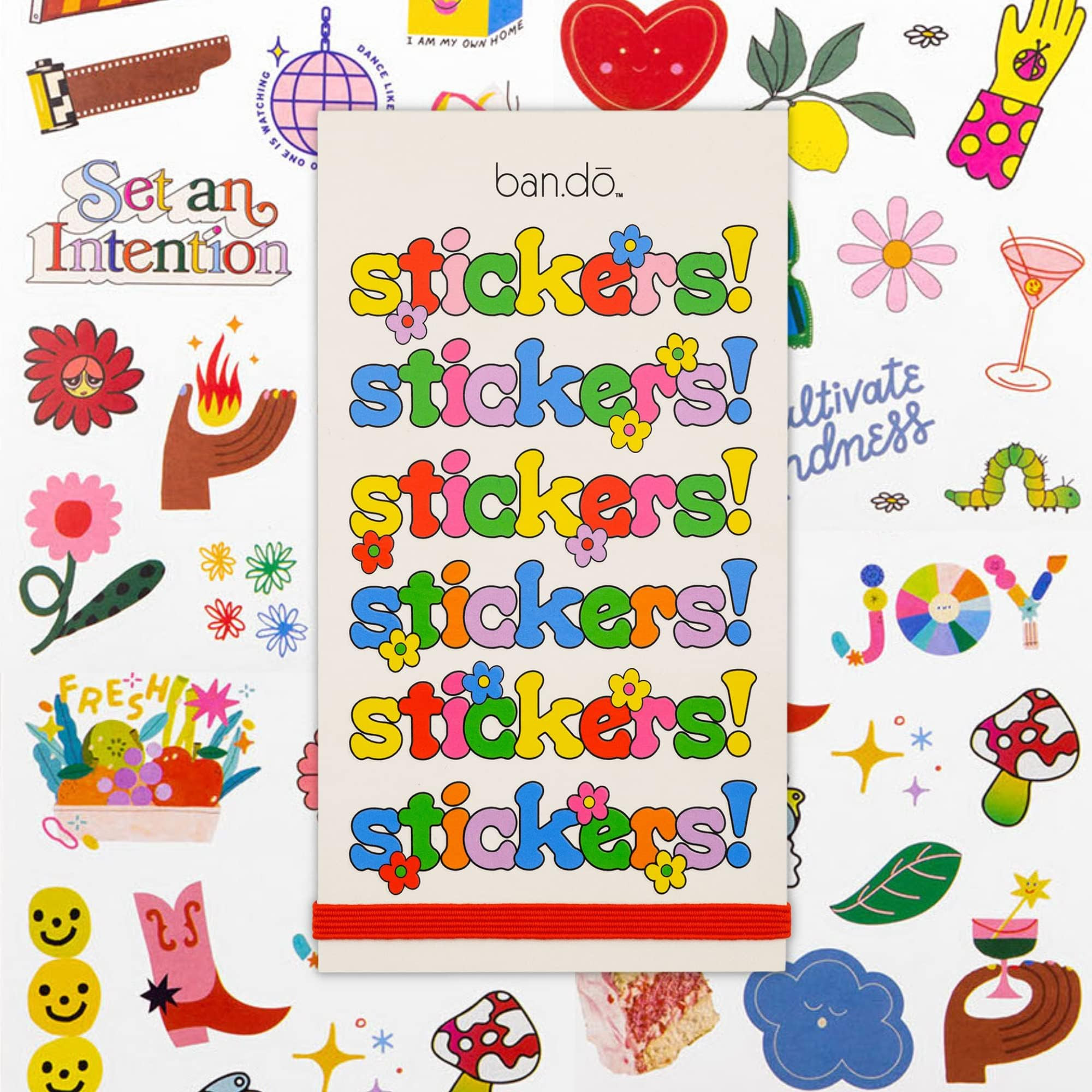 ban.do Sticker Book with Over 700 Assorted Stickers and 35 Sheets with Fun/Colorful/Aesthetic Pac... | Amazon (US)