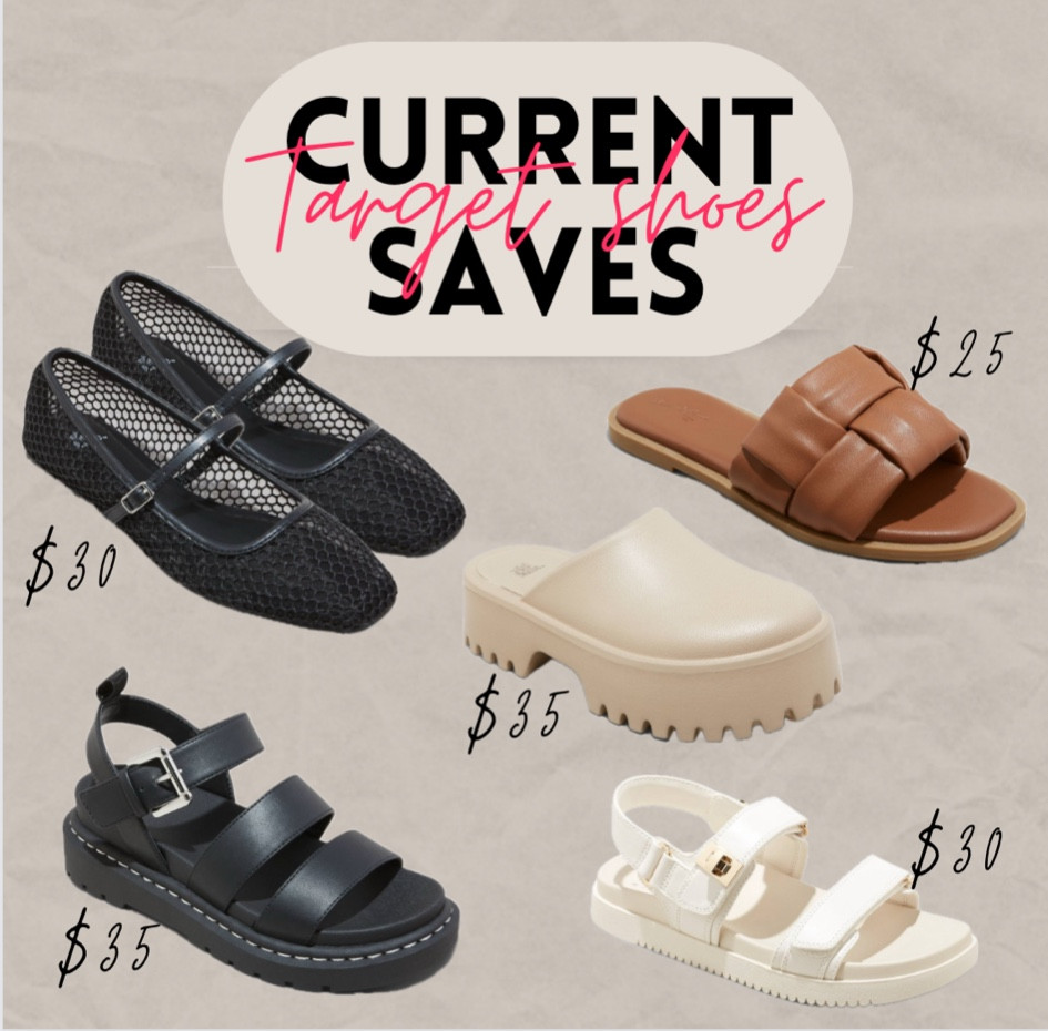 Loving these styles for spring/summer! Great dupe styles for some more pricey brands 
Target finds, target haul, sandals

#LTKfindsunder50 #LTKshoecrush #LTKSeasonal