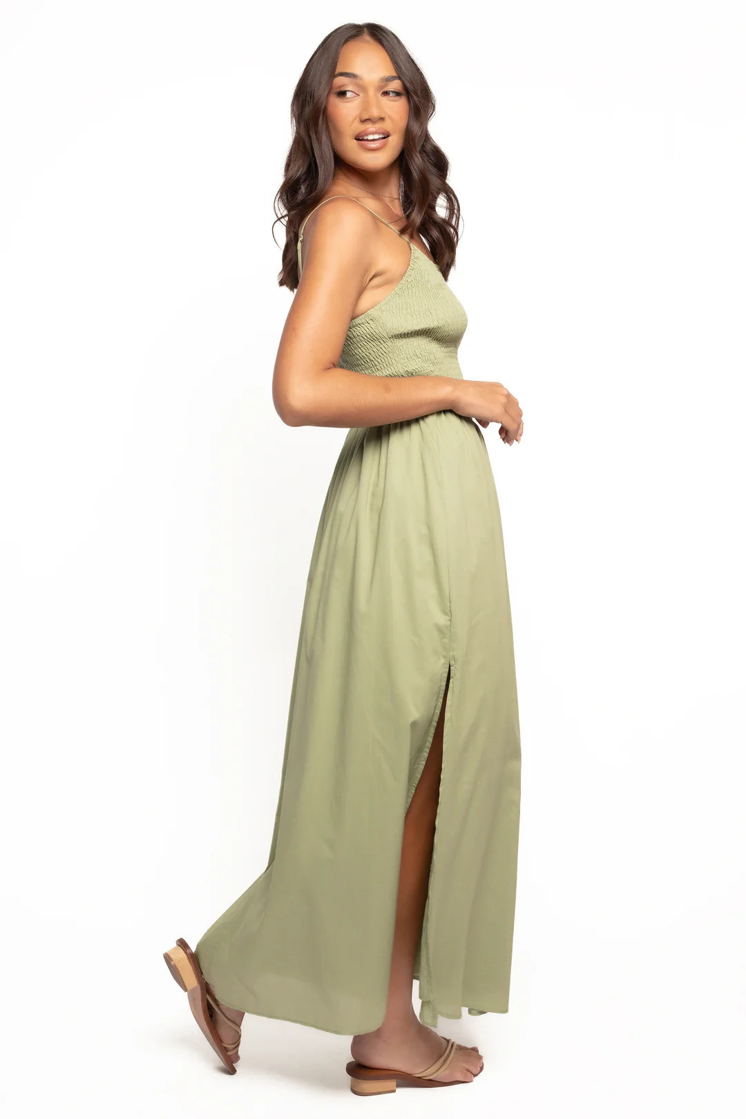 Cagnes Maxi Dress - Olive | Petal & Pup (US)