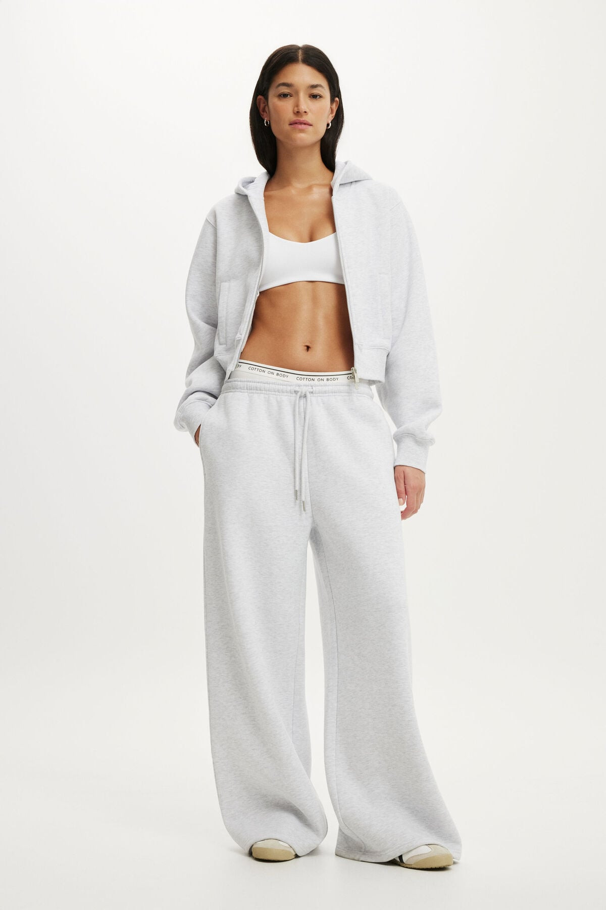 Plush Tie Waist Wide Leg Sweatpant | Cotton On (ANZ)