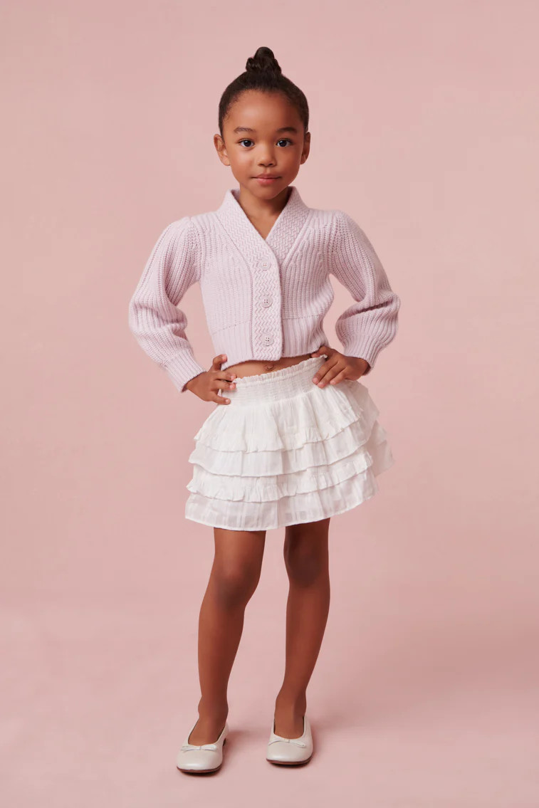 Girls Mini Avignon Cardigan | LoveShackFancy