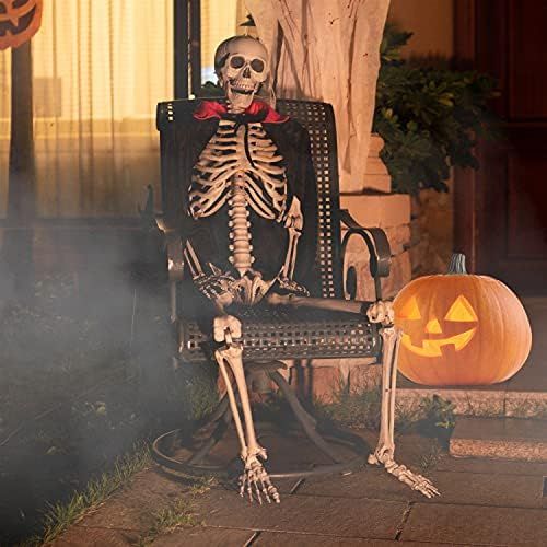 YoleShy 5.4 Ft Halloween Skeleton, Life Size Realistic Human Skeleton Bones, Full Body Bones Phot... | Amazon (US)