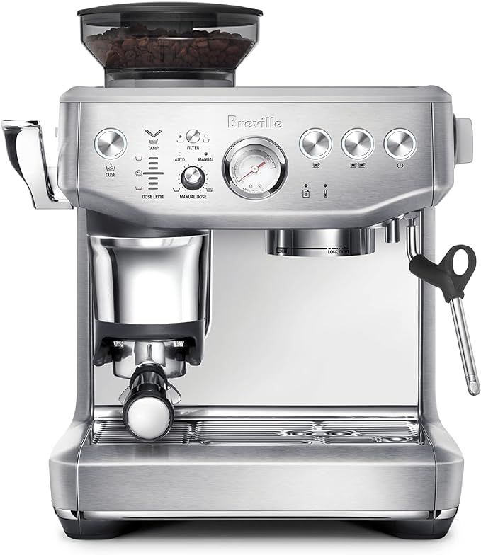 Breville Barista Express® Impress Espresso Machine, 2 Liters, Brushed Stainless Steel, BES876BSS | Amazon (US)