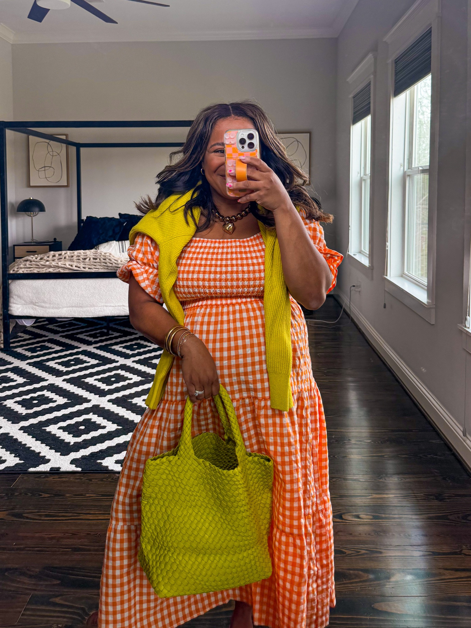 Easter dress idea: mix and match your colors! This spring dress would be great for spring events or casually! Runs true to size, wearing a medium!

#LTKfindsunder50 #LTKfindsunder100 #LTKSeasonal