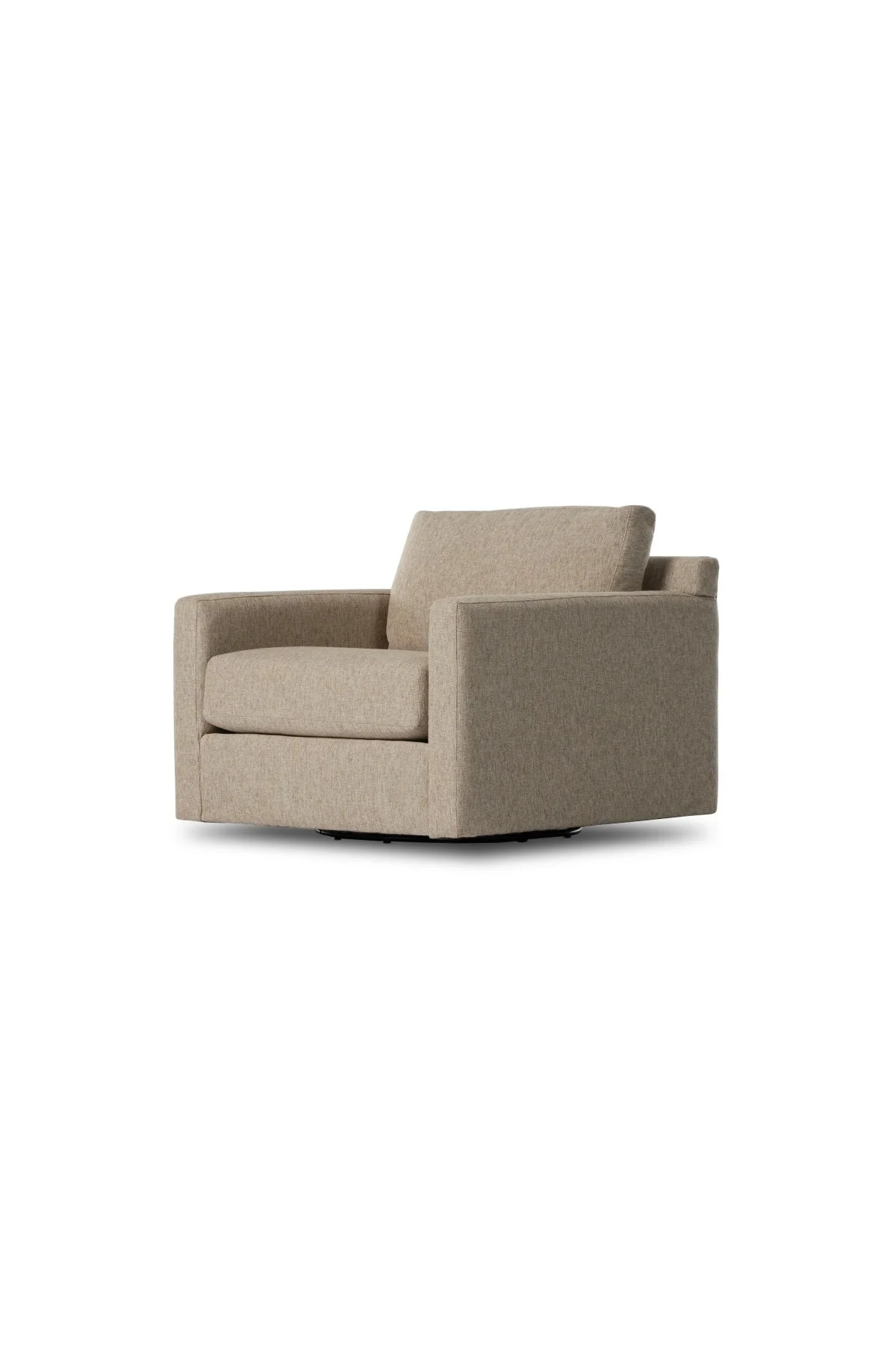 Wainscott Swivel Chair - Delta Sand | THELIFESTYLEDCO