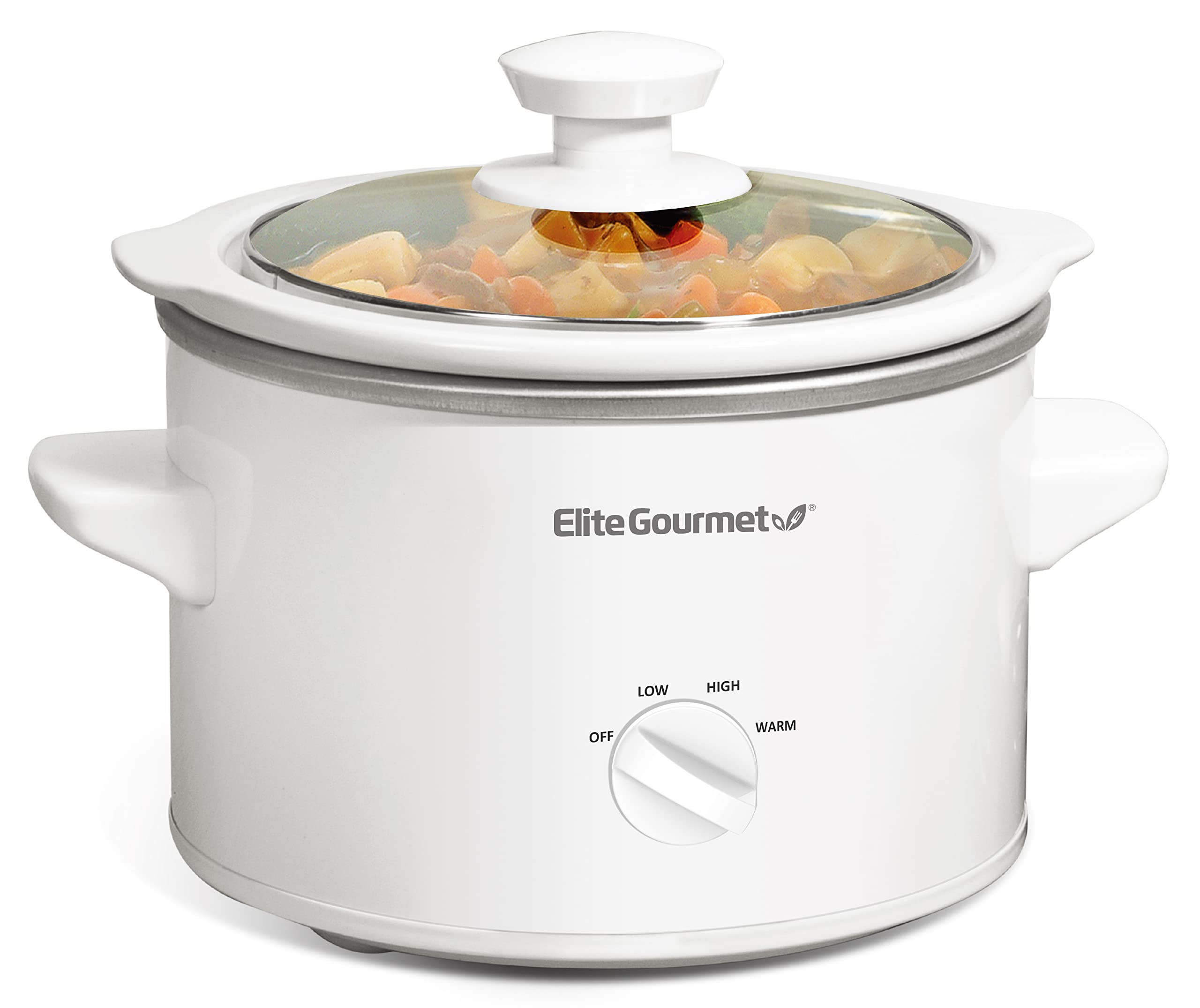 Elite Gourmet MST-250XW Electric Slow Cooker Ceramic Pot Adjustable Temp, Entrees, Sauces, Stews ... | Amazon (US)