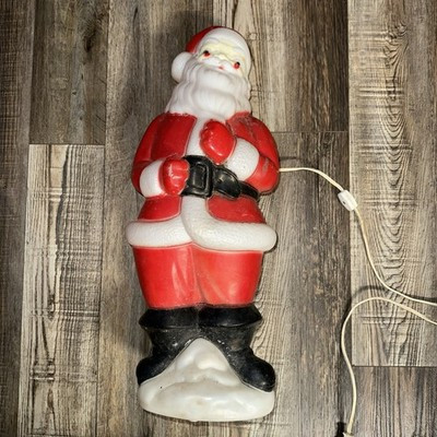 Vintage Blow Mold Santa Claus Working Light 1973 Empire 23” Carolina Enterprises | eBay US