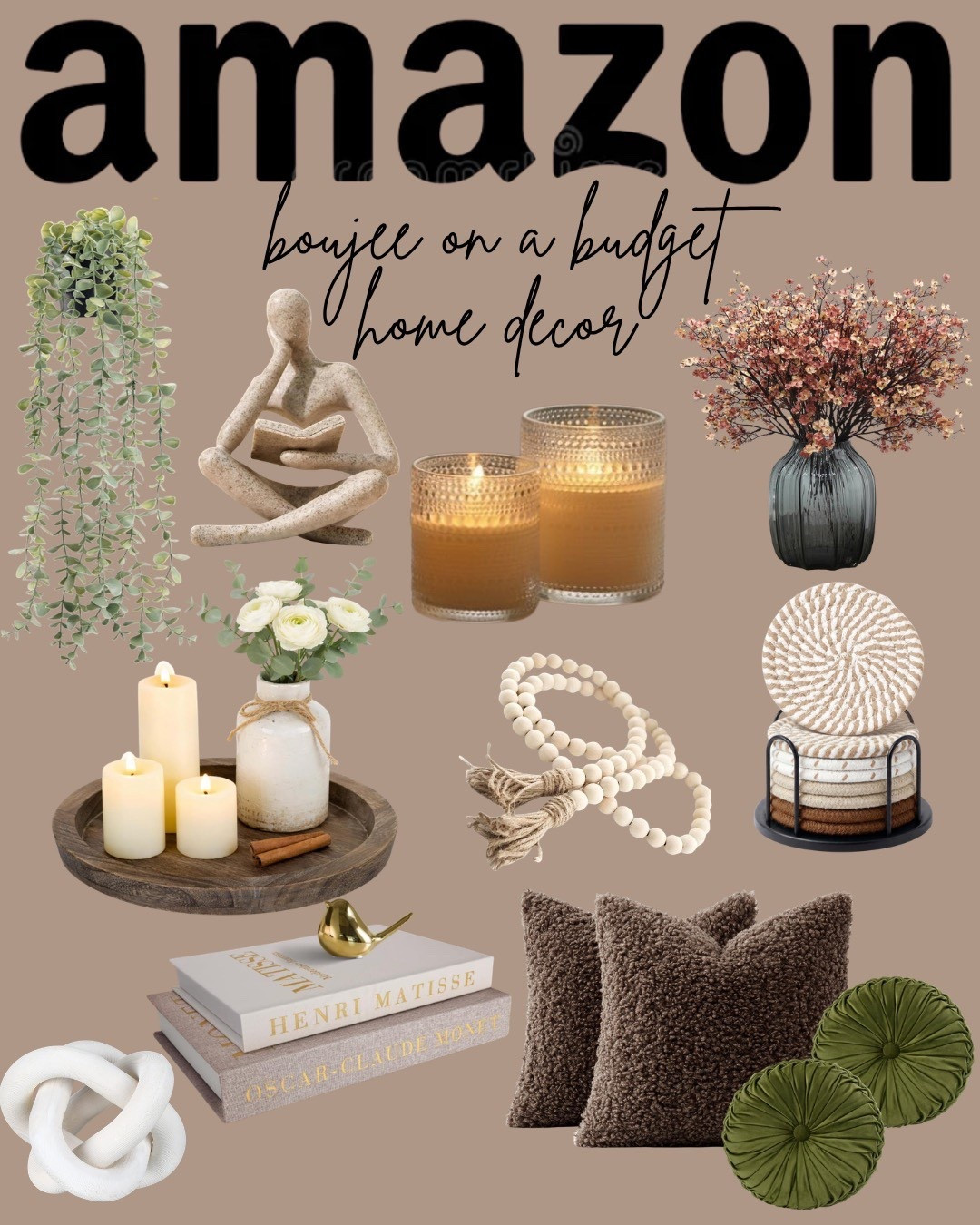Serving high-end vibes without the high-end price tag ✨
This Amazon home decor finds are giving luxury aesthetic on a real-life budget and I’m obsessed 🤍 Think chic neutrals, elevated textures, and pieces that make your space feel designer without the splurge.

Your dream home glow-up just got affordable 💅🏼 Everything is linked and ready to upgrade your space instantly!

#LTKHome #AmazonFinds #BoujeeOnABudget #HomeDecorInspo #NeutralHome #AffordableLuxury

#LTKmomlife #LTKdayinmylife #LTKHome