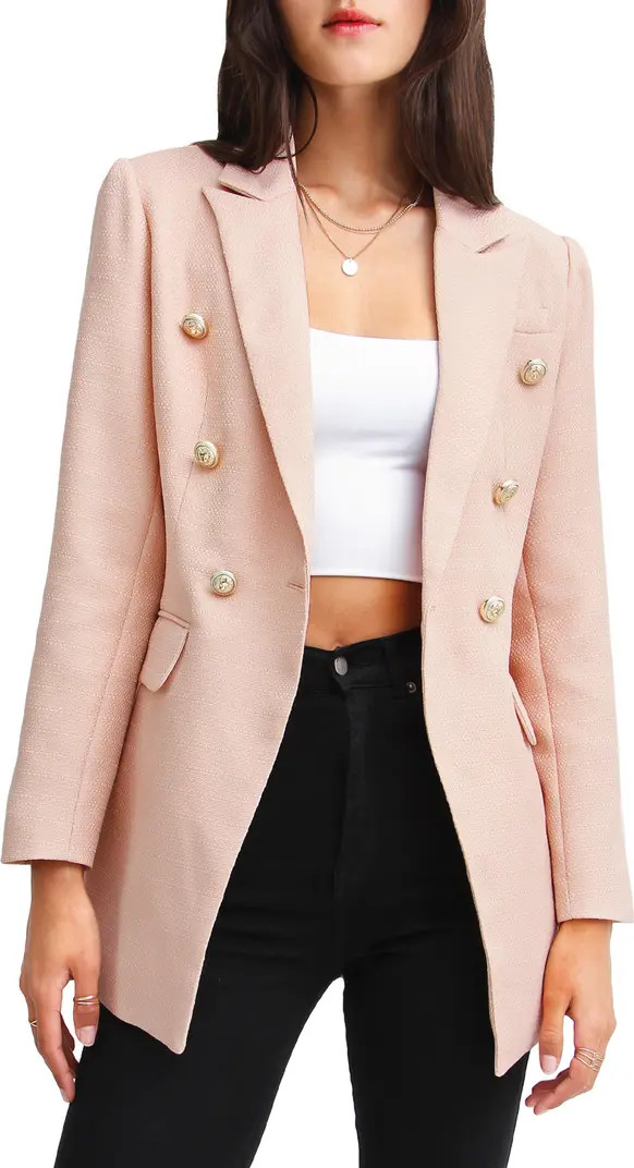 Textured Weave Double Breasted Blazer | Nordstrom Rack