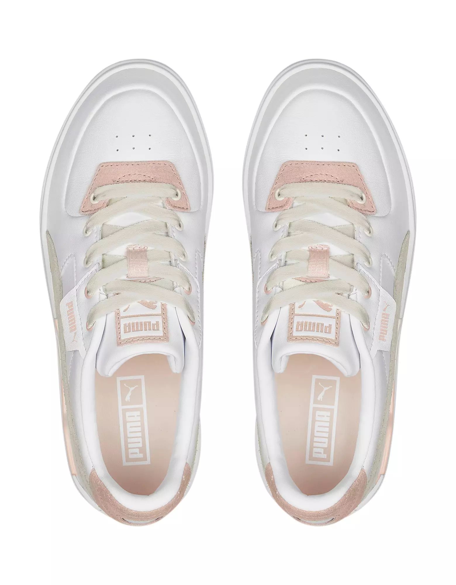 Puma Cali Dream color pop sneakers in white/pink | ASOS (Global)
