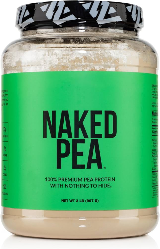Naked Pea - 2LB 100% Pea Protein Powder from North American Farms - Unflavored Vegan Pea Protein ... | Amazon (US)
