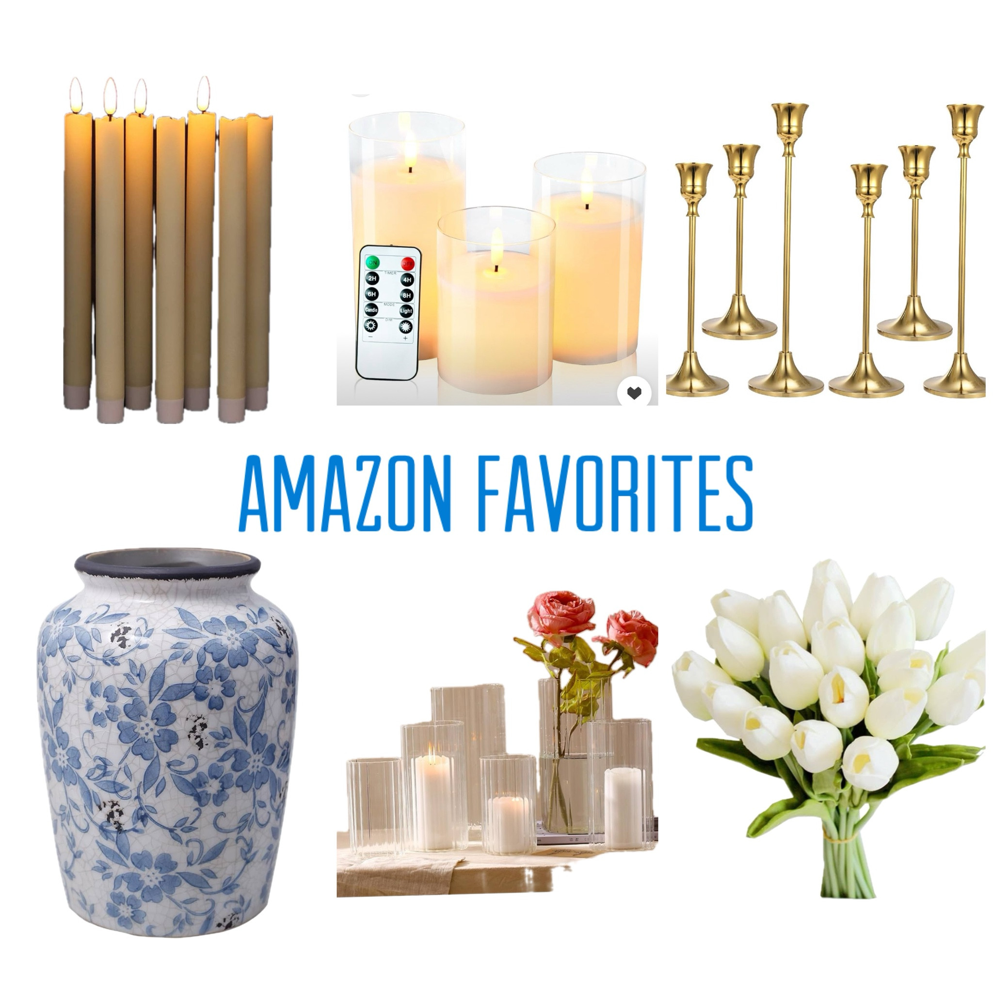 Some of my Amazon home decor favorites!

Neutral Home, Home decor, classic decor, flameless candles, tulips, faux flowers, taper candles

#LTKSeasonal #LTKHome #LTKSaleAlert