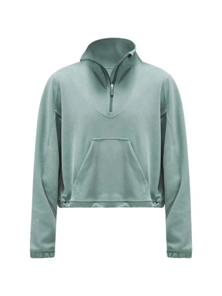 Brushed Softstreme Ribbed Half Zip | Women's Hoodies & Sweatshirts | lululemon | Lululemon (US)