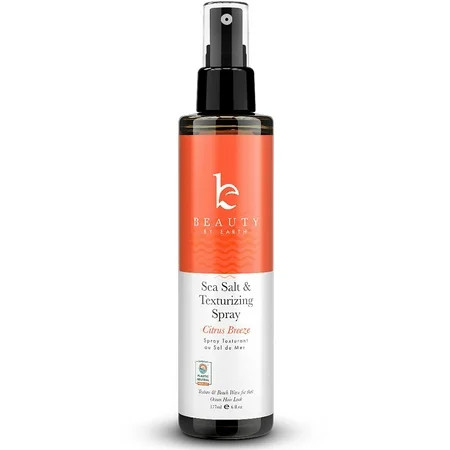 Beauty by Earth - Sea Salt Spray for Hair Men & Women - Beach Waves Spray Hair Texturizer | Walmart (US)