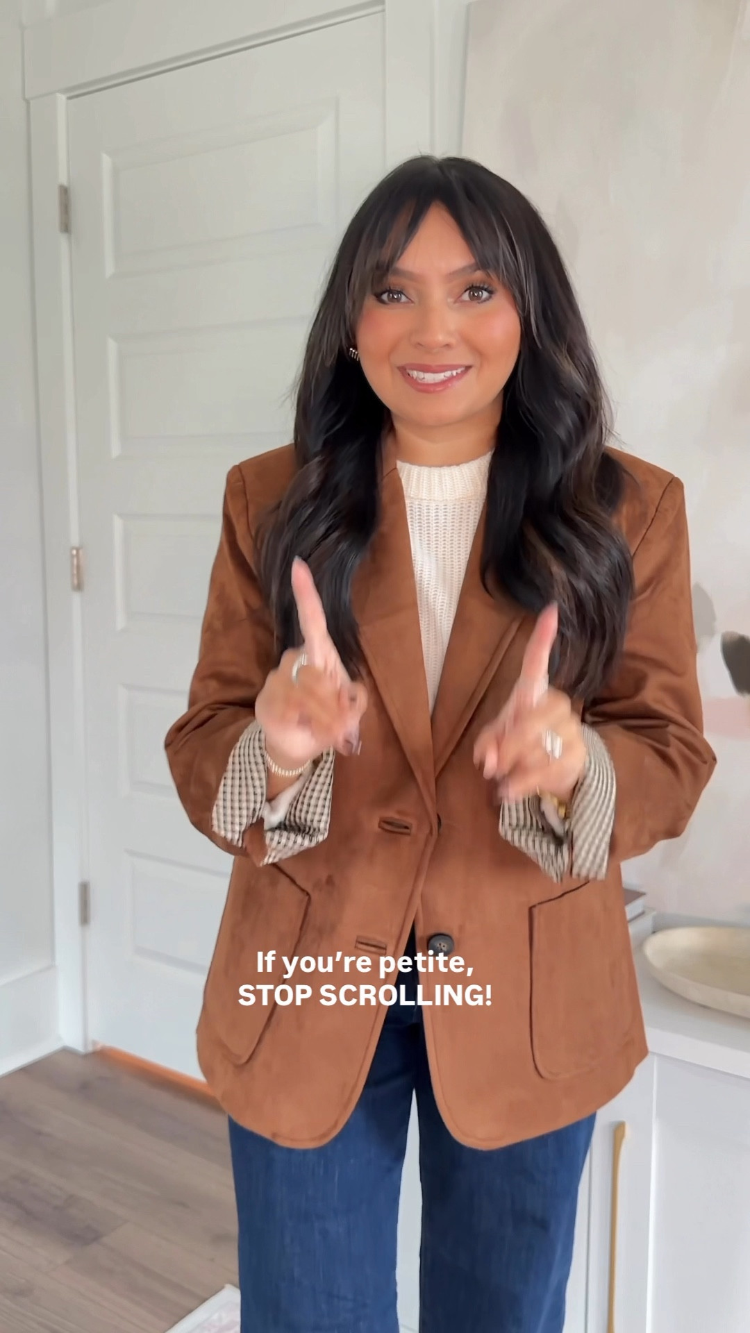 Code RACHEL15
Suede blazer size xxs TTS
Sweater size xs TTS
Jeans size 26 petite TTS 
Brown Mary Jane heels size 5 TTS 


petite fashion
petite clothing
petite style
petite outfits
petite capsule wardrobe
petite fall outfits
petite try on
petite friendly brand
Discount code
Suede blazer
Petie styling tips
What to wear this fall
petite outfit ideas
petite wardrobe staples
petite finds
fall outfit ideas
petite fall fashion
petite friendly pieces
Rachel Miranda Blog
Honeysweetpetite
Honey Sweet Petite


#LTKSaleAlert #LTKStyleTip #LTKPetite