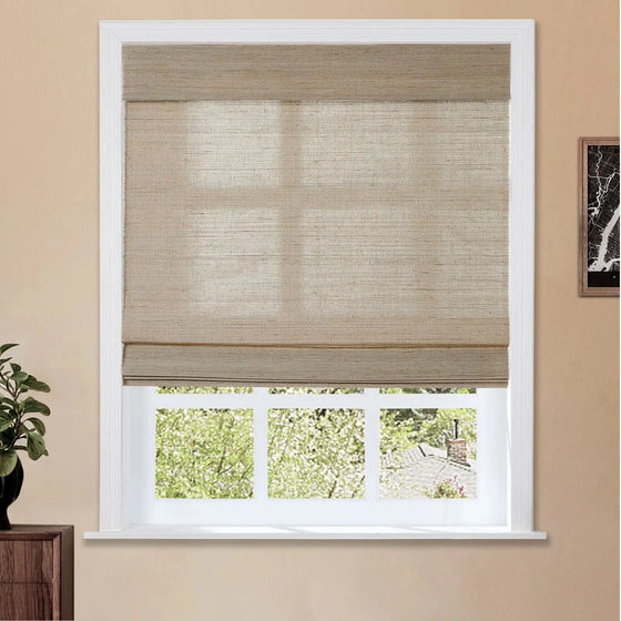 Natural Ramie Bamboo Woven Shade - Coconut | TWOPAGES