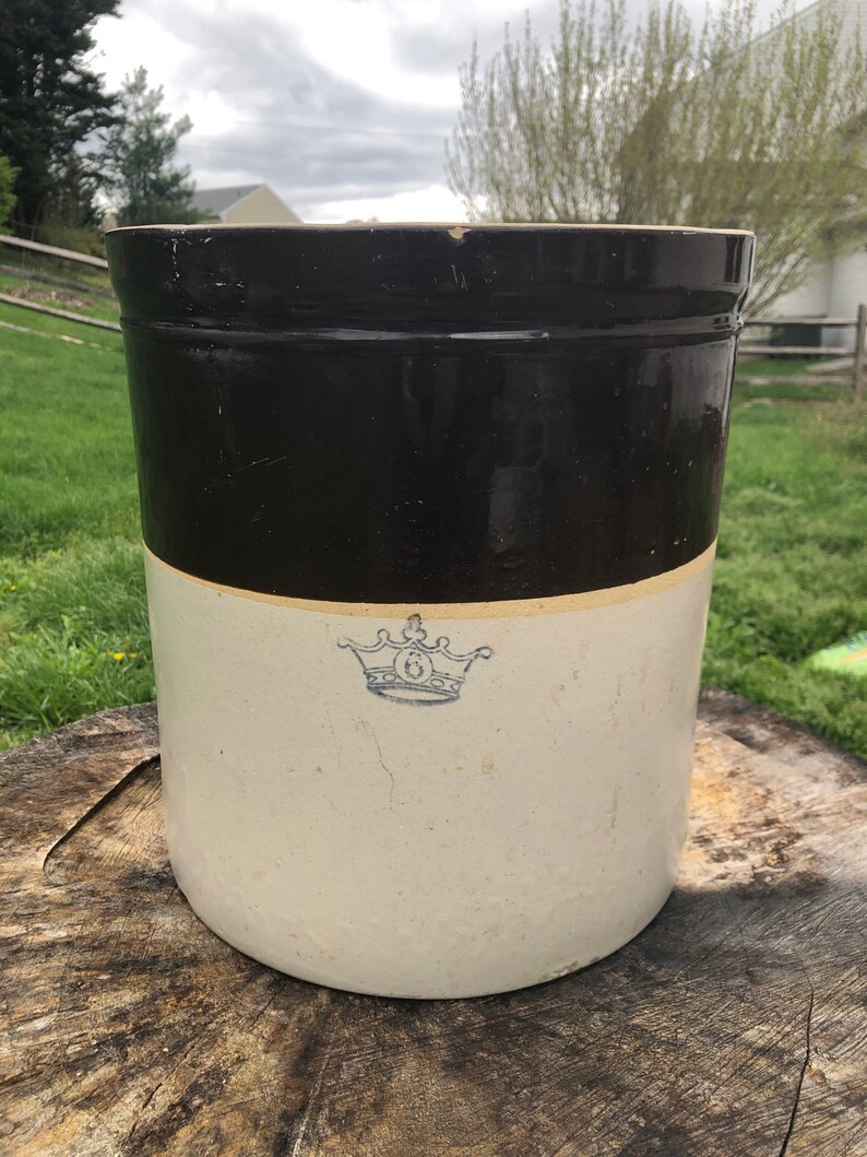 6 Gallon Salt Glazed Crock | Etsy (US)