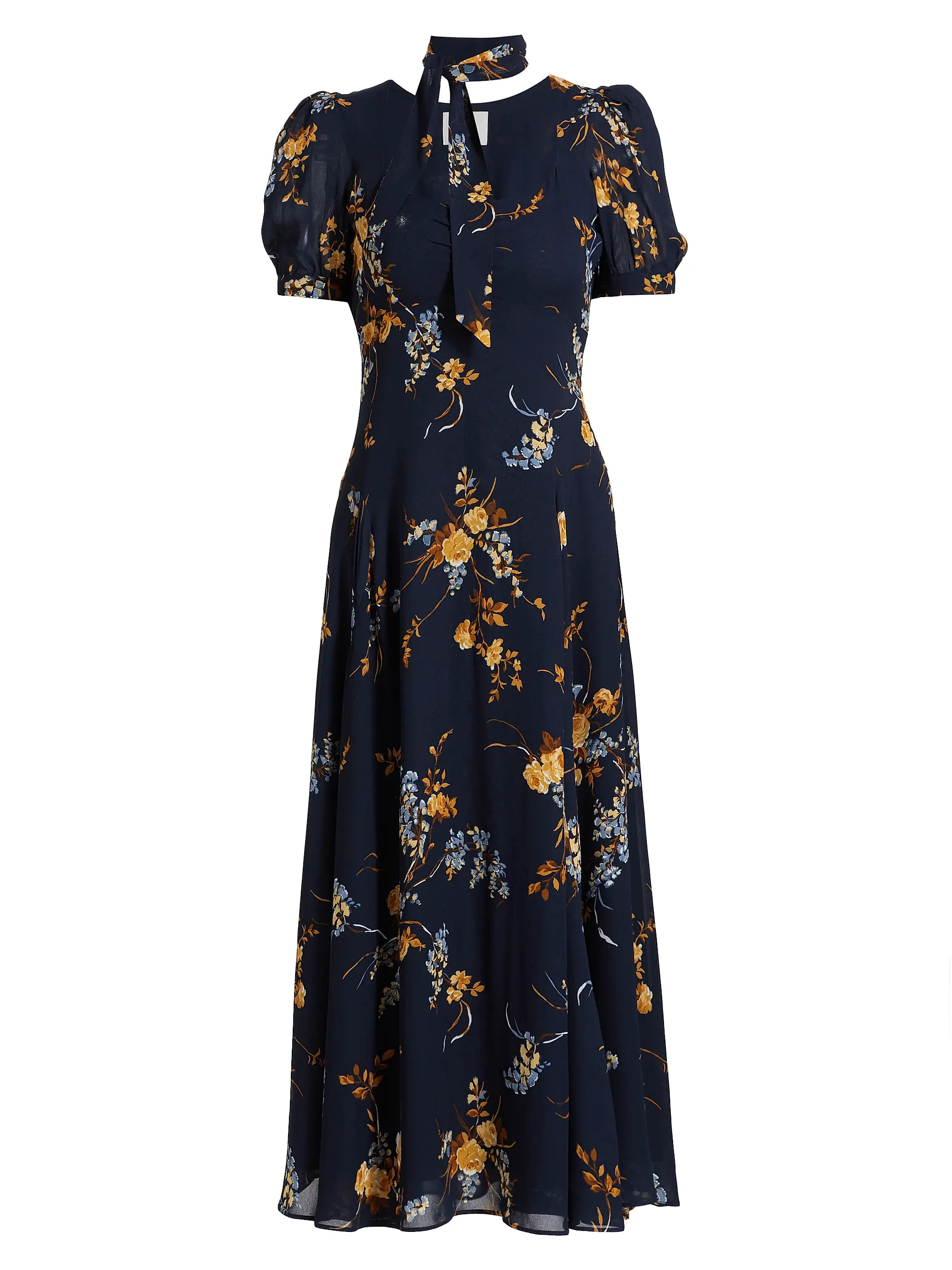 Chrissie Floral Midi-Dress | Saks Fifth Avenue