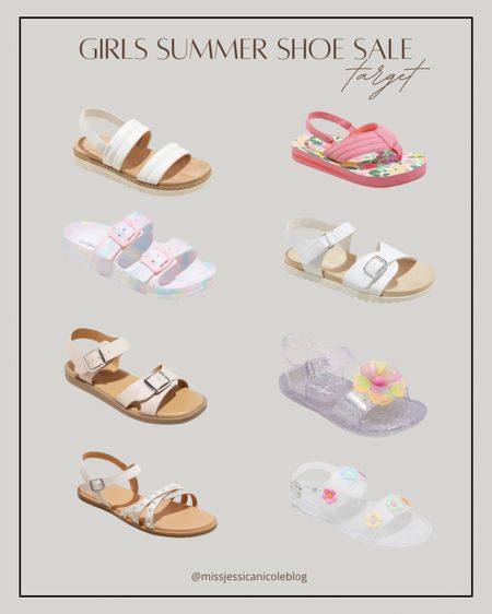 Girls summer shoes/sandals on sale, target shoe sale, toddler girls, big girls 

#LTKShoeCrush #LTKSaleAlert #LTKKids