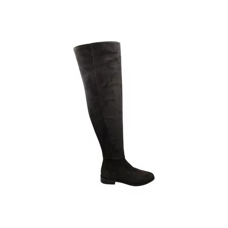 Vince Camuto Hailie Dark Slate Grey Pointed Toe Over The Knee Suede Boots (Dark Slate 7) | Walmart (US)