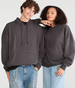 Hello Kitty | Aero Tonal Teddy Pullover Hoodie | Aeropostale