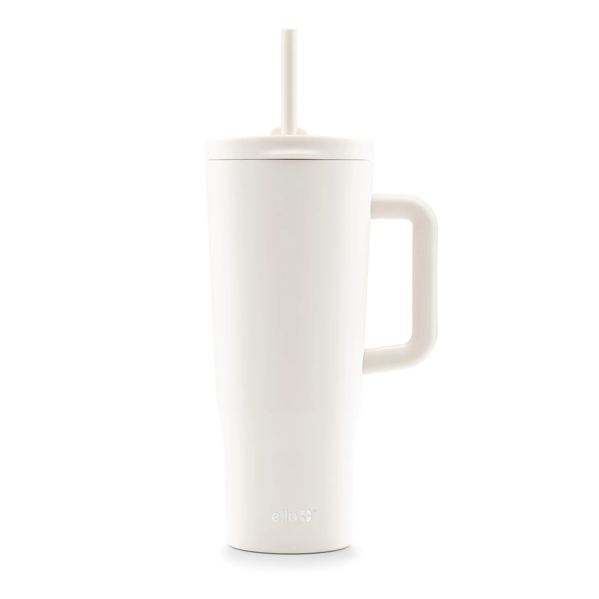Ello Ultra Clean 40 oz Stainless Steel Tumbler with Handle, Cream | Walmart (US)