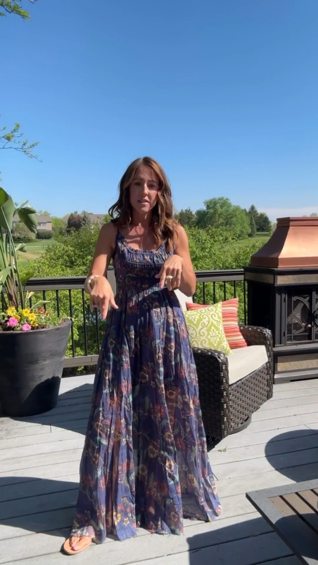A light flowy maxi dress. XS. I’m 5’3”
Summer style. Patio style. Fireplace. Patio decor.

#LTKmomlife #LTKHome #LTKSeasonal