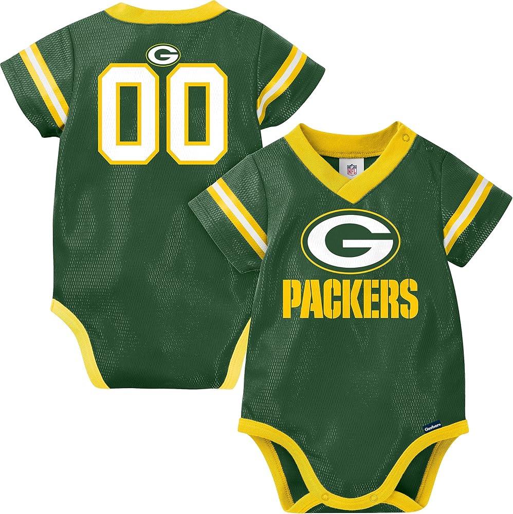Gerber NFL Unisex Baby Nfl Team Jersey Onesie Bodysuit | Amazon (US)