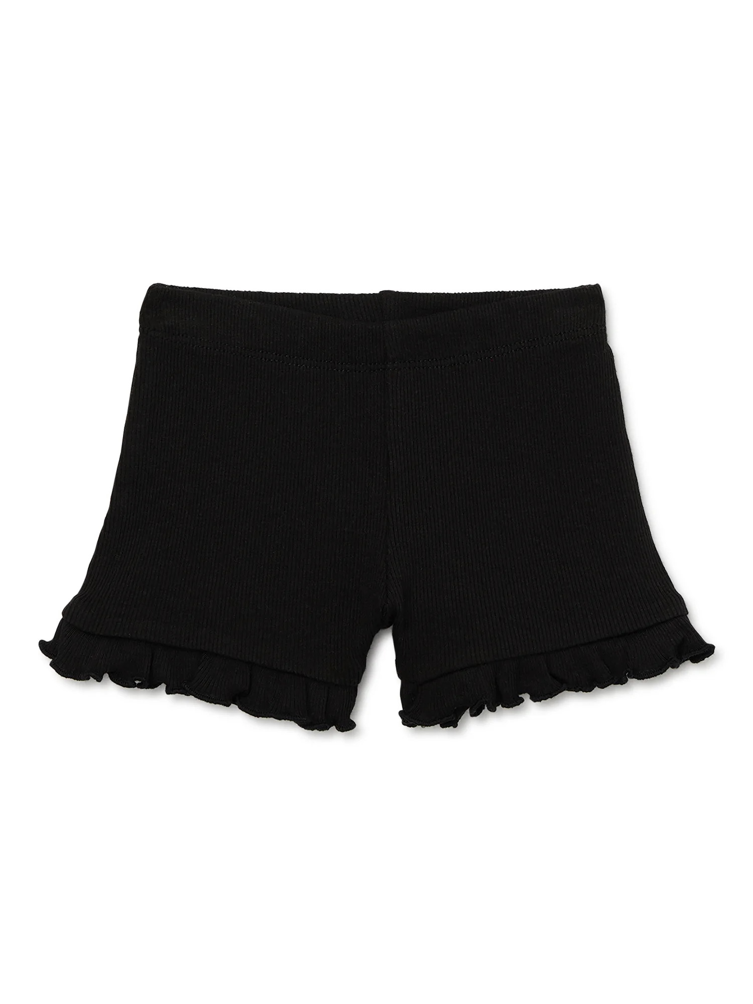 Garanimals Baby Girl Ruffle Edge Solid Shorts, Sizes 0-24 Months - Walmart.com | Walmart (US)