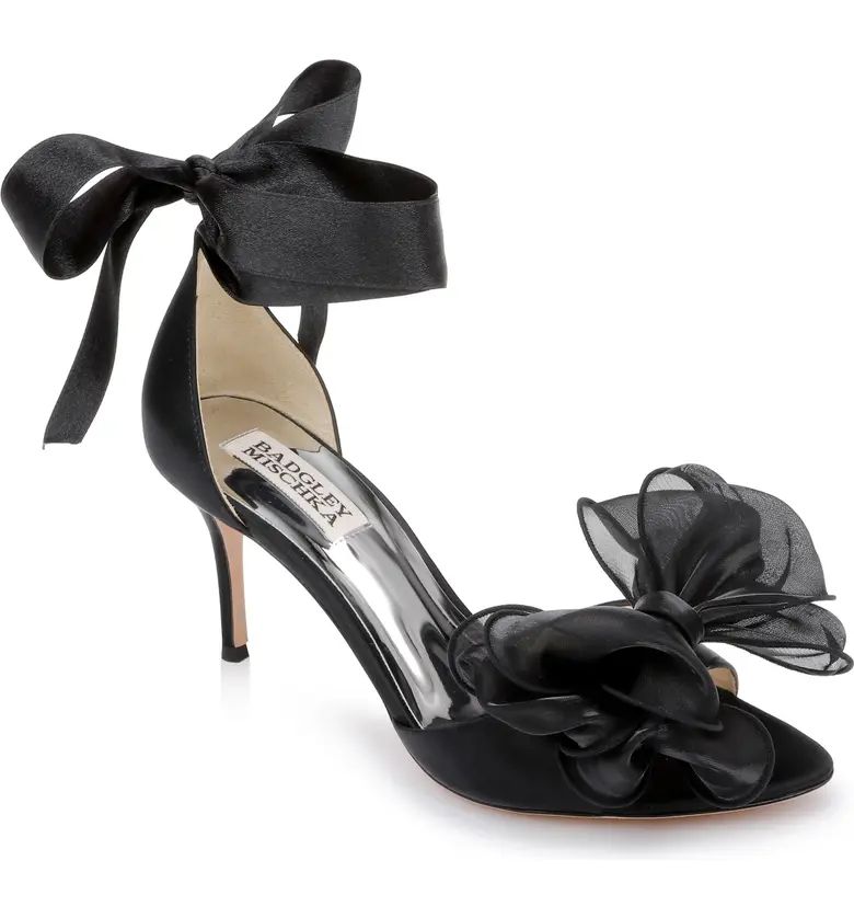 Badgley Mischka Collection Neryssa Bow Detail Sandal | Nordstrom | Nordstrom