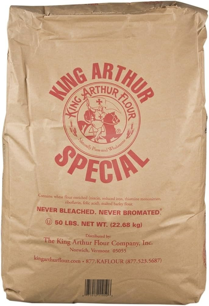 King Arthur Unbleached Bread White Flour, 50 Pound | Amazon (US)
