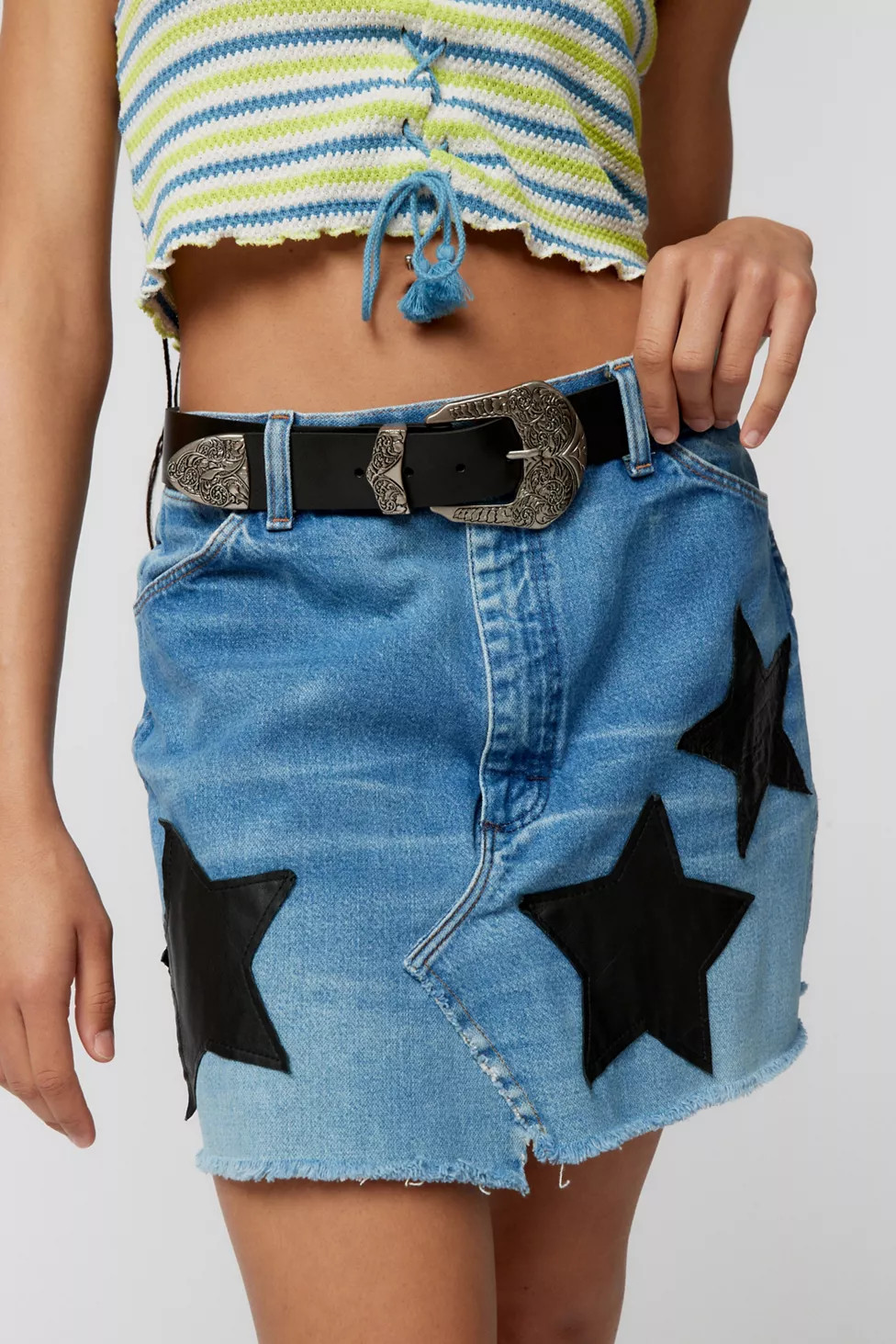 UO Wide Western Belt | Urban Outfitters (US and RoW)