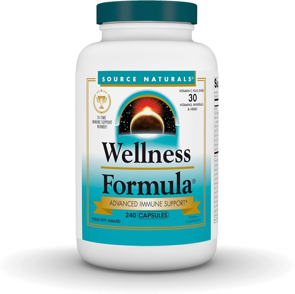 Source Naturals Wellness Formula Bio-Aligned Vitamins & Herbal Defense Advanced Immune Support* -... | Amazon (US)