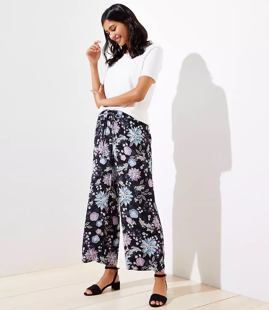 Garden Fluid Drawstring Pants | LOFT