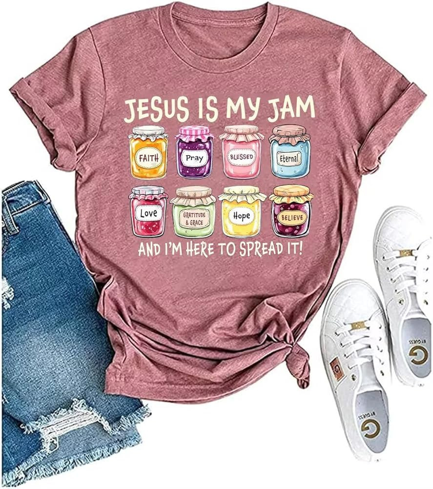 If The Stars were Made to Worship T Shirt for Women Vintage Jesus Christian Religious Tee Outdoor... | Amazon (US)