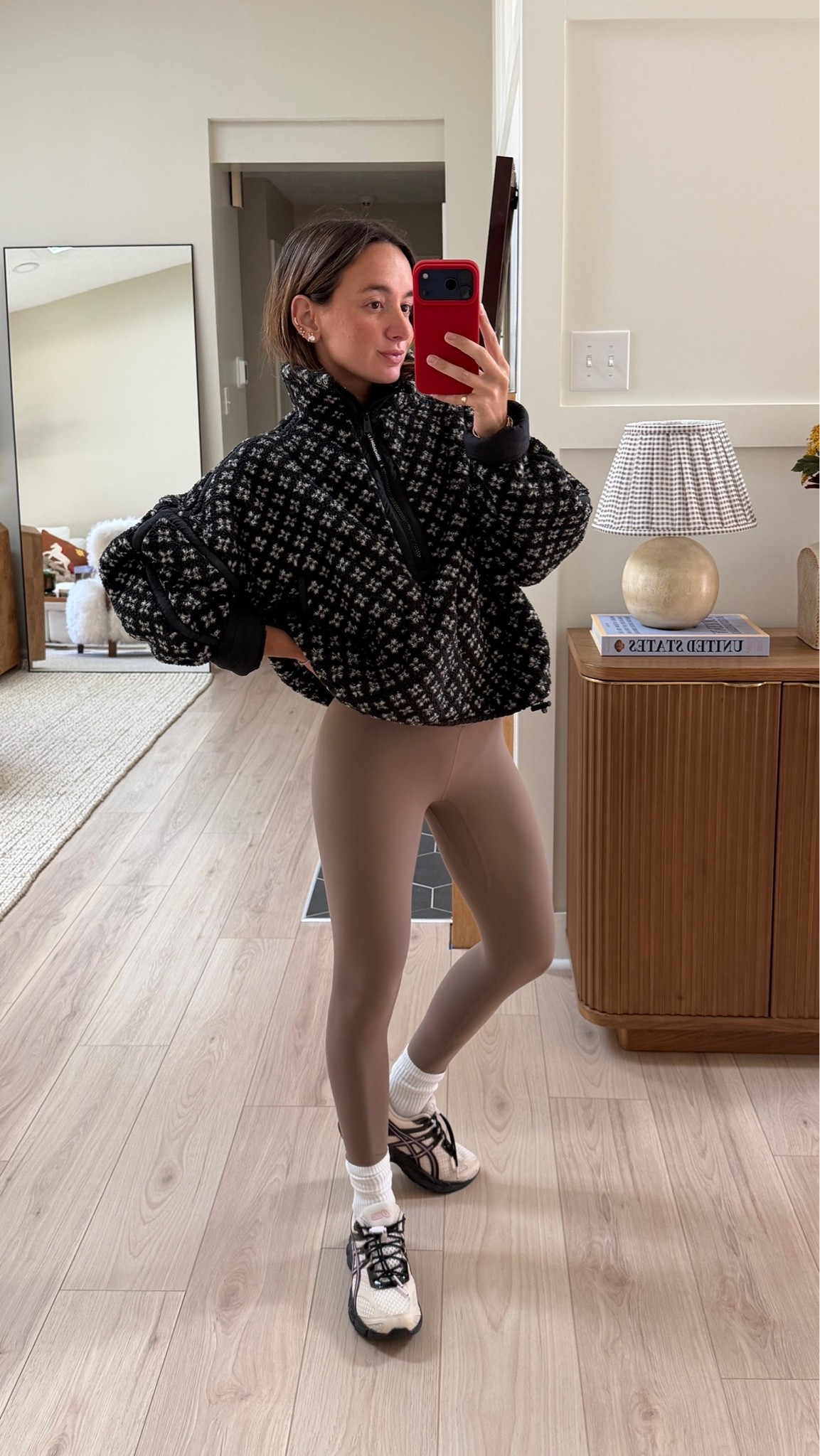 small fleece and xs leggings!