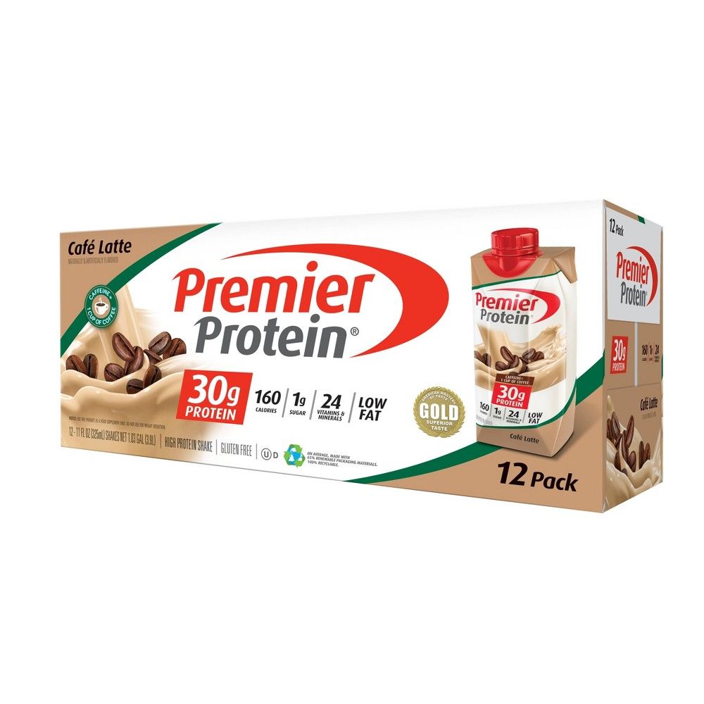 Premier Protein Shake - Cafe Latte - 12pk/11oz | Target