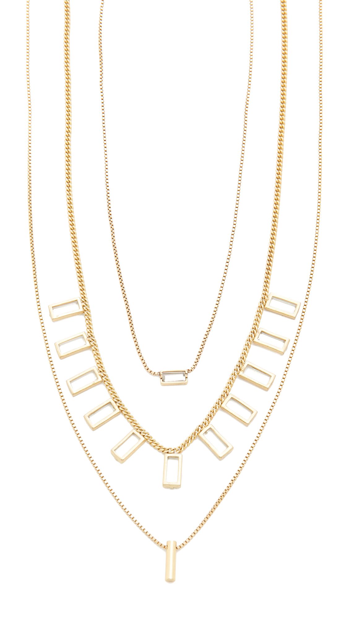 Crystal & Stick Necklace Set | Shopbop