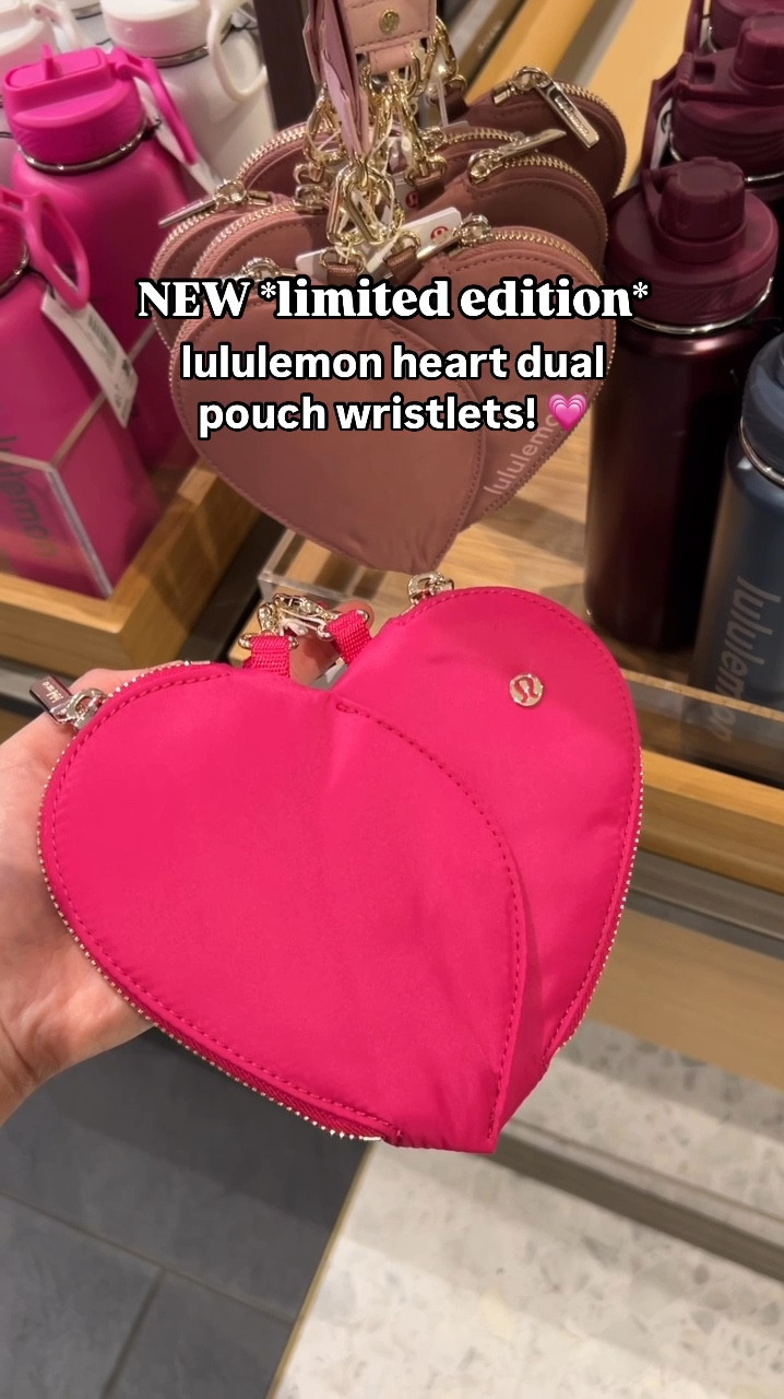 Lululemon dual pouch heart wristlets!! These are so cute 💕 They’re limited edition! 

#lululemon #purse #wallet #vday #valentinesday #giftguide #travel 

#LTKItBag #LTKTravel #LTKWorkwear