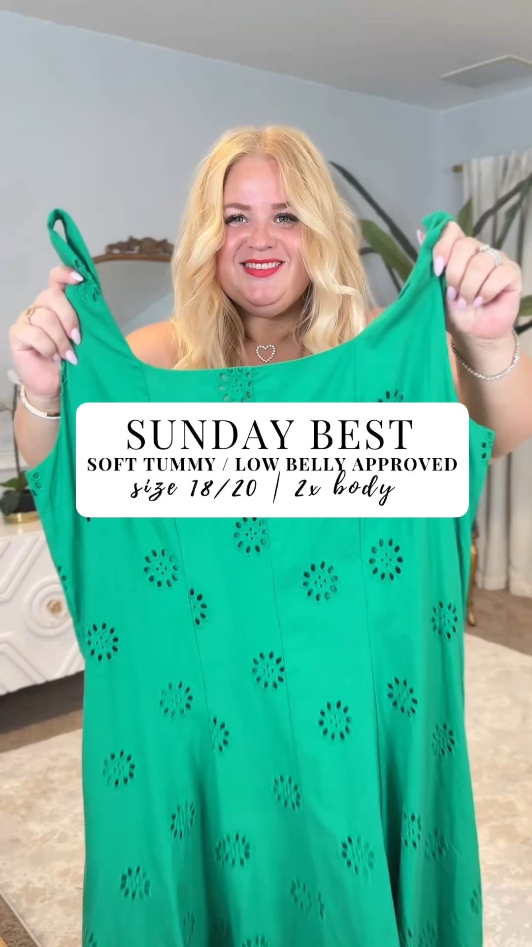 The prettiest eyelet dress that looks expensive but isn’t- runs a little on the small side - size up 
Wearing 2x

#LTKPlusSize #LTKStyleTip #LTKFindsUnder50